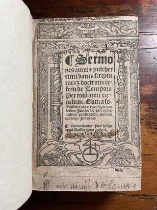 Sermones aurei pulcherrimi varus scripturaruz doctrinis referti de Tempore per totu anni circulum