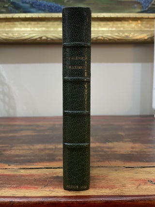 Valerius Maximus Nuper Editus: Index Copiosissimus rerum omnium, & personarum, de quibus in his libris agitur