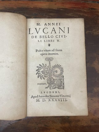 M. Annei Lucani de Bello Civili Libri X