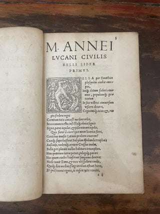 M. Annei Lucani de Bello Civili Libri X