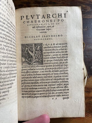 Plutarchi Chaeronei, Philosophi, Historici Que Clarrissimi Opuscula Moralia