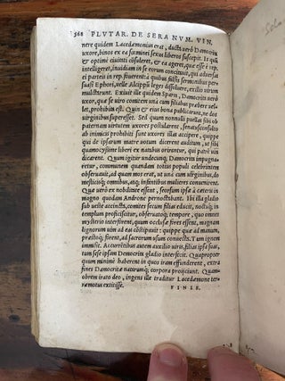 Plutarchi Chaeronei, Philosophi, Historici Que Clarrissimi Opuscula Moralia