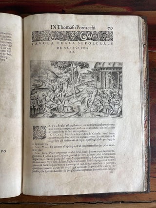 Funerali Antichi di diversi Popoli, et Nationi; forma, ordine, et pompa di sepolture, di essequie, di Consecrationi antiche et d'altro.
