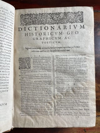 Dictionarium Historicum Geographicum Poeticum