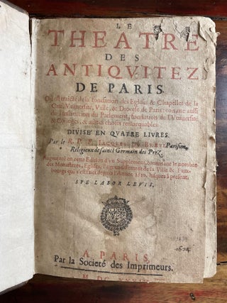 Le Theatre des Antiquitez de Paris