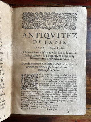 Le Theatre des Antiquitez de Paris