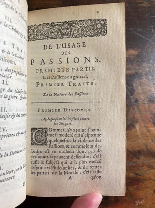 De L’Usage des Passions