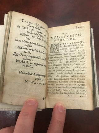 Christ. Noldii Historia Idumaea, sev de Vita & gestis Herodum, Diatribe.