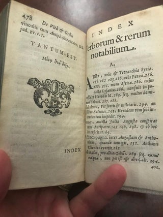 Christ. Noldii Historia Idumaea, sev de Vita & gestis Herodum, Diatribe.