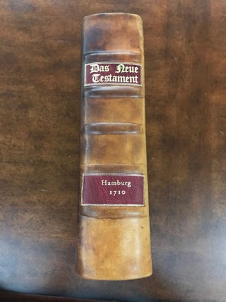 Item #1710DNT-NEW-9-VG Das Neue Testament [together with] Novi Testamenti Apocrypha