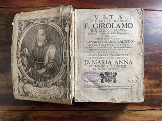 Vita Del Servo Di Dio F. Girolamo da Corlione, Religioso Capuccino della Provincia di Palermo