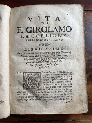 Vita Del Servo Di Dio F. Girolamo da Corlione, Religioso Capuccino della Provincia di Palermo