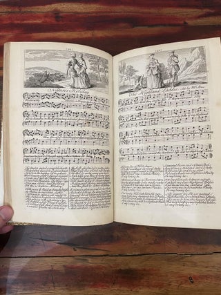 Clio and Euterpe or British Harmony a Collection of Celebrated Songs and Cantatas by the most approvÂÂ’d Masters curiously engraved with the Thorough Bass for Harpsicord and Transposition for the German Flute EmbelishÂÂ’d with Designs adapted to each Song. Vol I, Vol II, Vol III, Vol IV