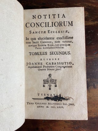 Notitia Conciliorum Sanctae Ecclesiae