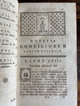Notitia Conciliorum Sanctae Ecclesiae