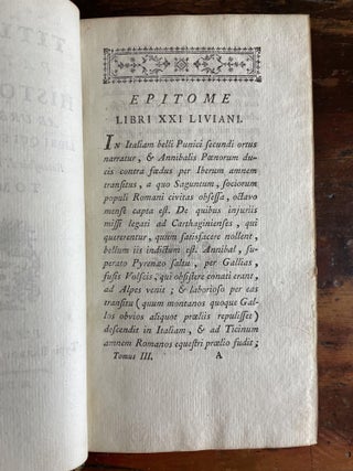Titi Livii Patavini Historiarum ab Urbe Condita Libri qui Supersunt XXXV. Tomus III