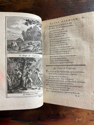 Fables Choisies, Mises en Vers, par la Fontaine, avec Figures. Vol 1 and Vol 2"