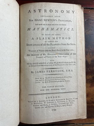 Astronomy Explained Upon Sir Issac Newton's Principles