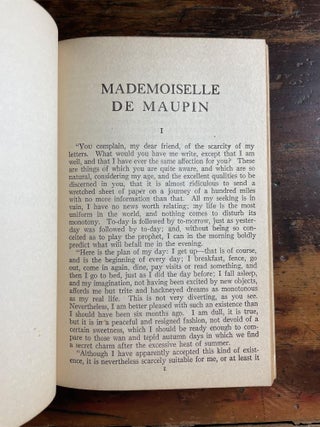 Madmoiselle De Maupin
