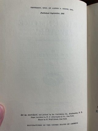 The Markenmore Mystery