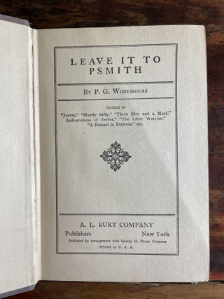 Leave It To Psmith
