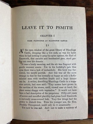 Leave It To Psmith
