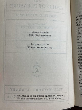 The Child of Pleasure