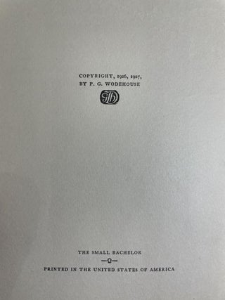 The Small Bachelor