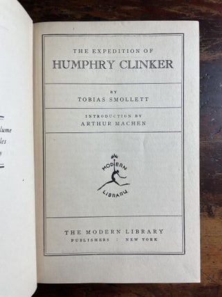 The Expedition of Humphry Clinker