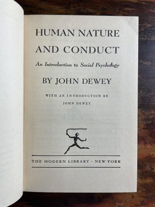 Human Nature and Conduct: An Introduction to Social Psychology