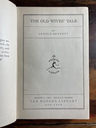 The Old Wives' Tale