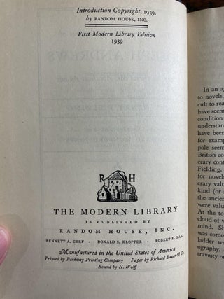 The History of the Adventures of JOSEPH ANDREWS and his friend Mr. Abraham Adams