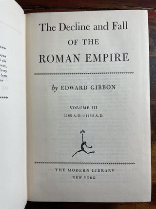 The Decline and Fall of the Roman Empire: Vol 1: The History of the Empire from 180 A.D. to 395 A.D.Vol 2: The History of the Empire from 395 A.D. to 1185 A.D.Vol 3: The History of the Empire from 1185 A.D. to the Fall of Constantantine in 1453"