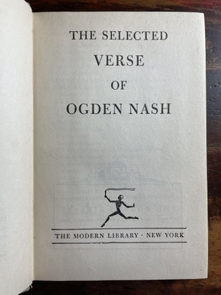 The Selected Verse of Ogden Nash