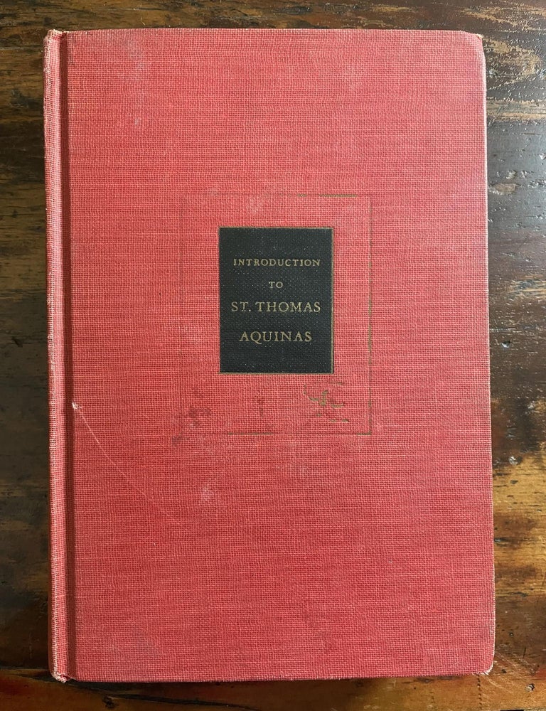 Item #1948ITS-AQU-2T-G Introduction to St. Thomas Aquinas. St. Thomas Aquinas.