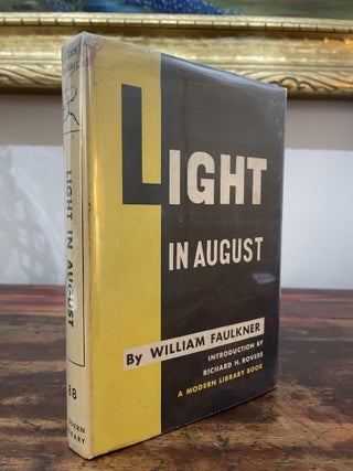 Item #1950LIA-FAU-2T-VG Light in August. William Faulkner