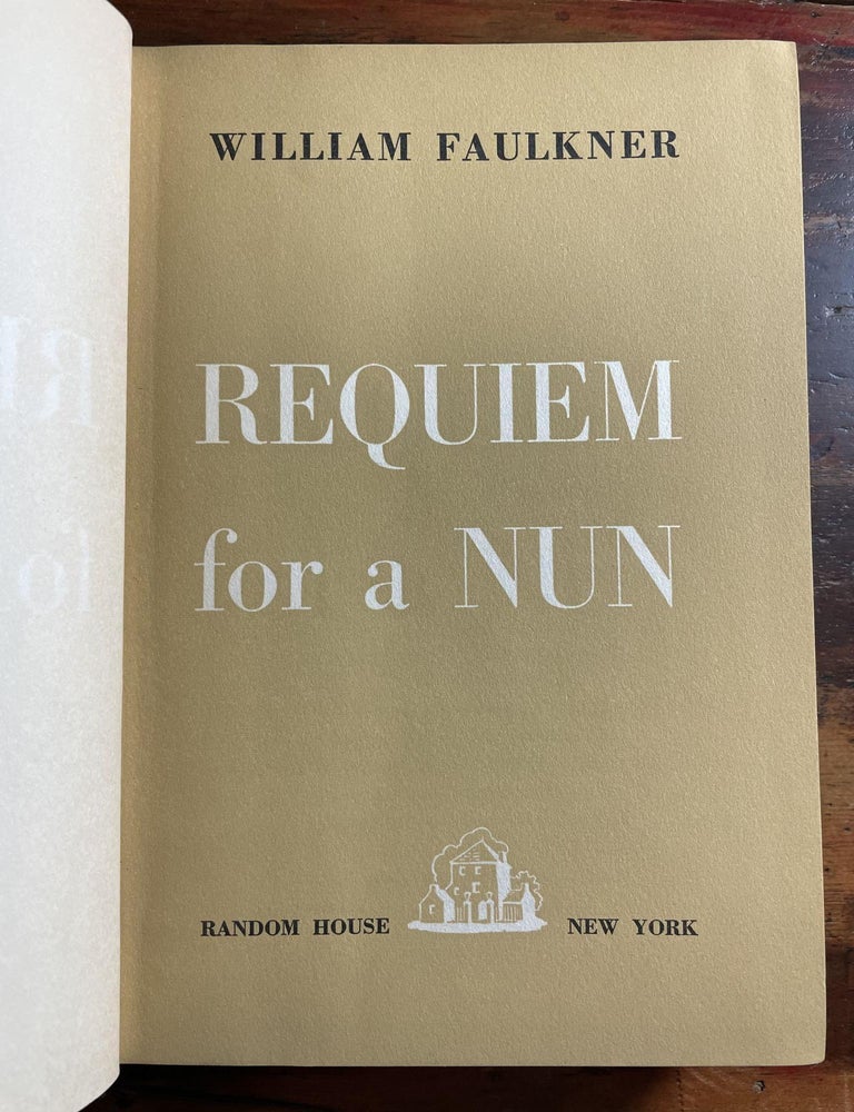 Item #1951RFA-FAU-2-G Requiem for a Nun. William Faulkner.
