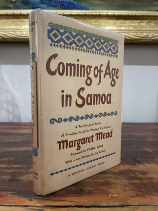 Coming of Age in Samoa: A Psychological Study of Primitive Youth for Western Civilization. Margaret Mead.