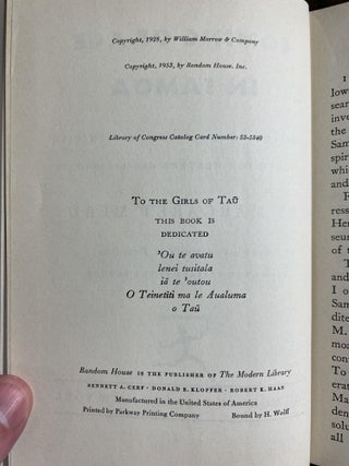 Coming of Age in Samoa: A Psychological Study of Primitive Youth for Western Civilization