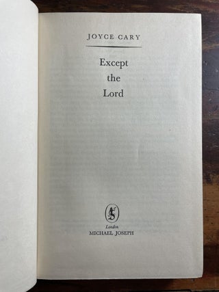 Except the Lord