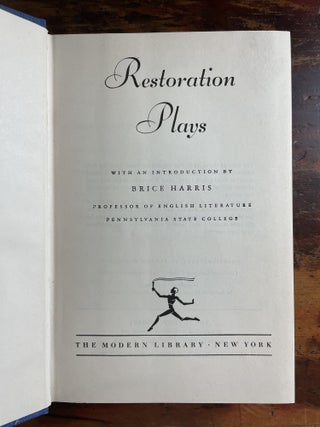 Restoration Plays