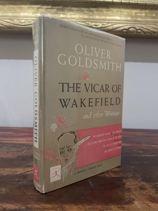 Item #1955TVO-GOL-2T-VG-B The Vicar of Wakefield and other writings. Oliver Goldsmith