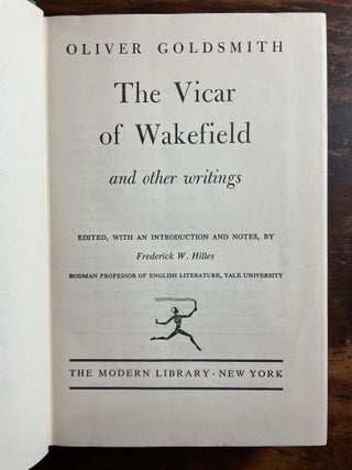 The Vicar of Wakefield and other writings