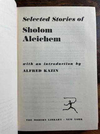 Selected Stories of Sholom Aleichem