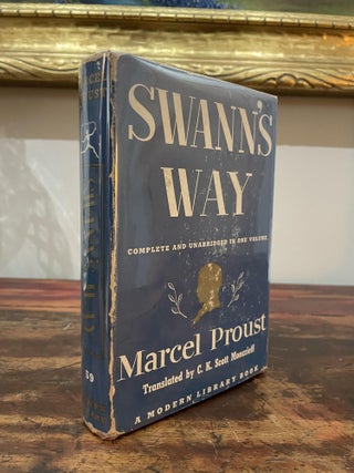 Item #1956SW-PRO-3T-VG Swann's Way. Marcel Proust