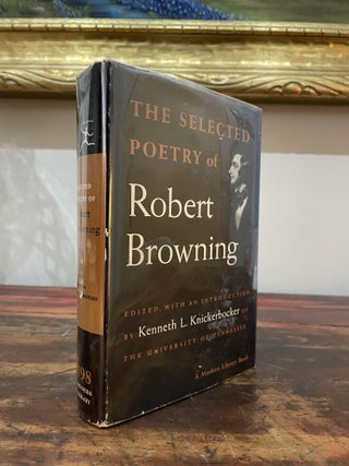 Item #1956TSP-BRO-1T-F The Selected Poetry of Robert Browning. Robert Browning