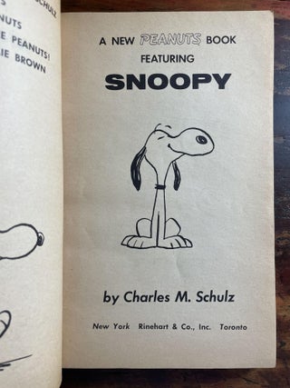 A New Peanuts Book Featuring Snoopy