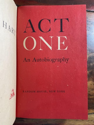 Act One: An Autobiography