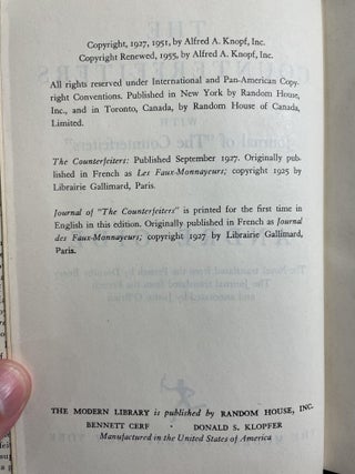 The Counterfeiters: with Journal of "The Counterfeiters"