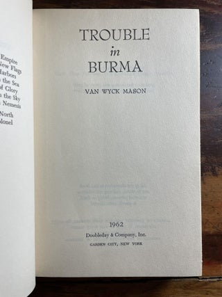 Trouble in Burma